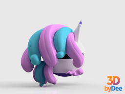 Rapidash (Galarian) 3d model