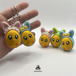 Bunny Chick Clicker 3d model