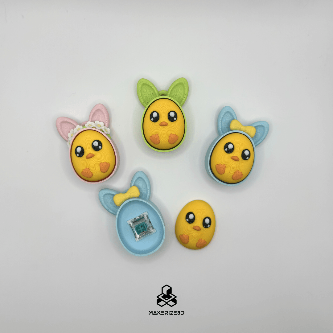 Bunny Chick Clicker 3d model
