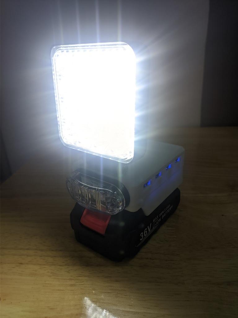 Makita Battery 5V USB QC3 LED Spot Light XT60 DC 3d model