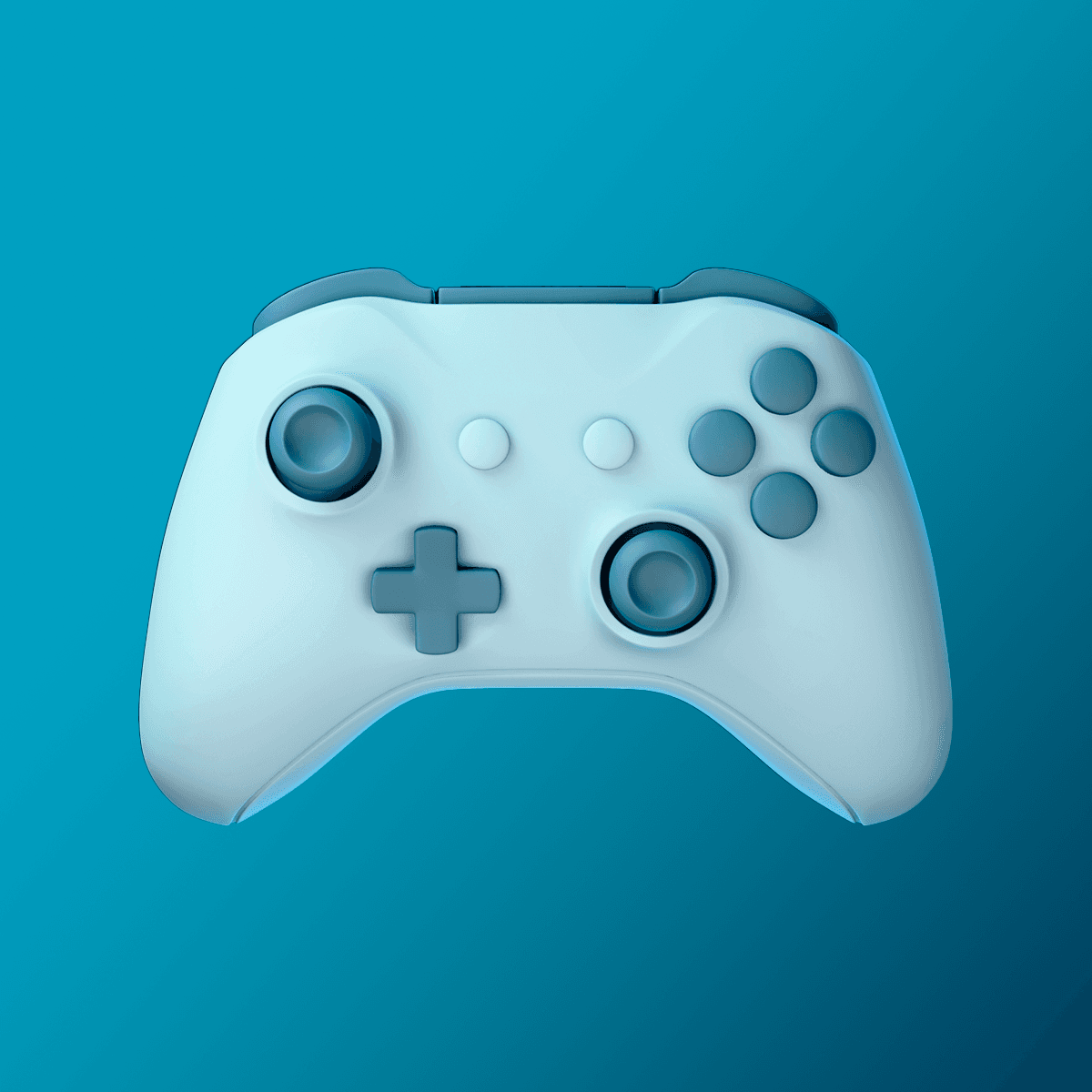 Xbox One Controller 3d model