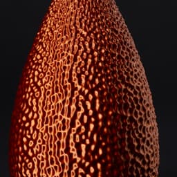 Droplet Vase with Noisy Rippled Texture (vase mode) 3d model