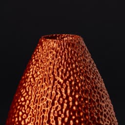 Droplet Vase with Noisy Rippled Texture (vase mode) 3d model