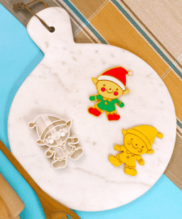 Christmas Elf Cookie Cutter 3d model