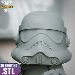 Sandtrooper Chibi STL for 3D Printing ChibiSTL 3DXM 3d model