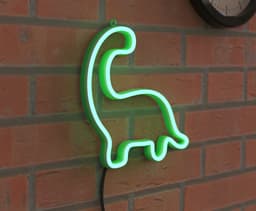 DINOSAURIO Cartel Neon LED 3d model