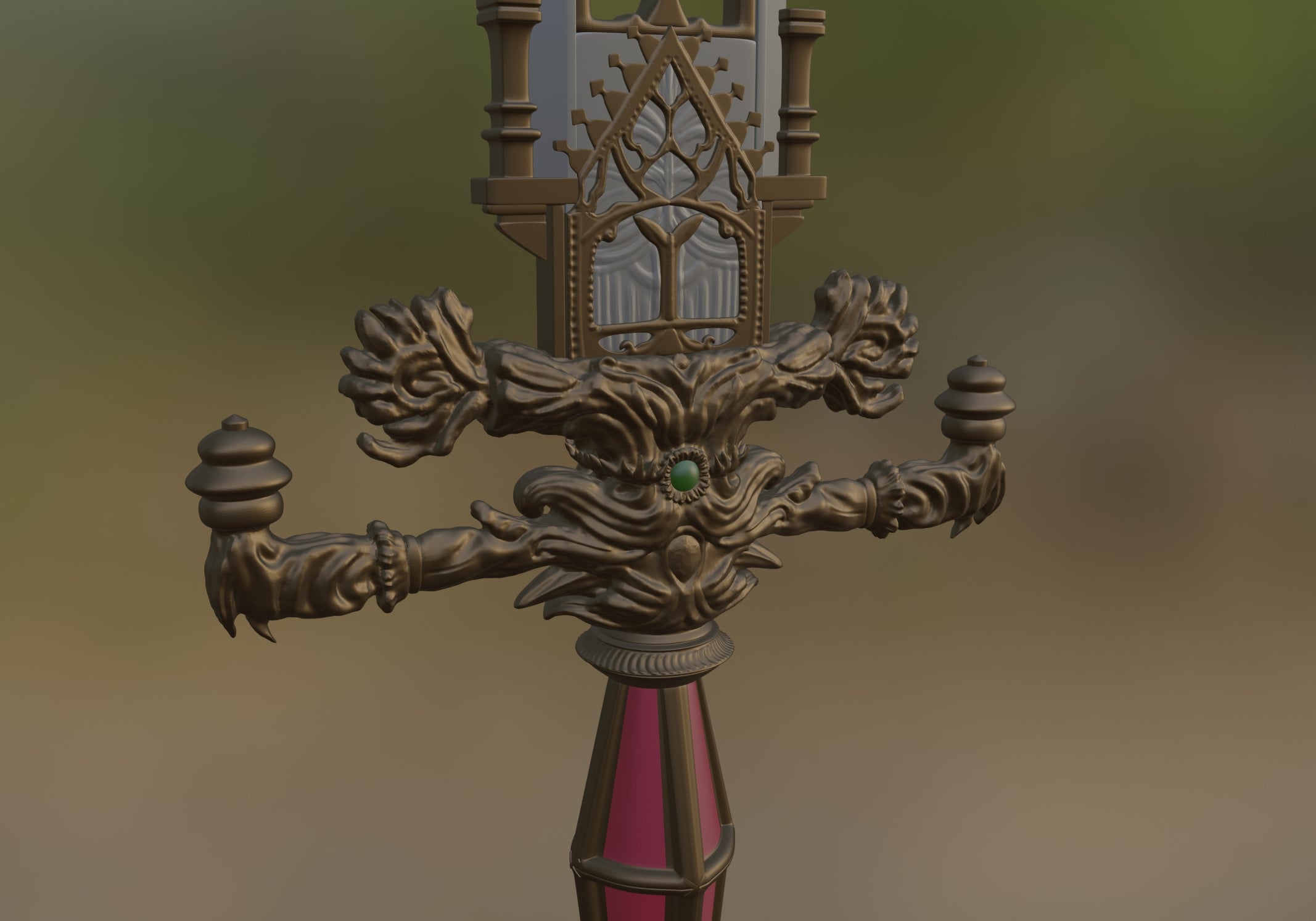 ELDEN RING SWORD OF NIGHT AND FLAME 3d model