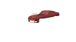 240z Custom Bumper 3d model