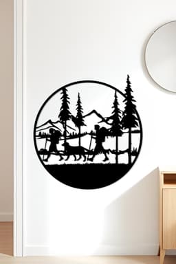 Camping Wall Art, Wall Decor, Home Decor 3d model