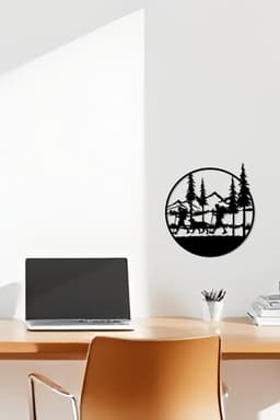 Camping Wall Art, Wall Decor, Home Decor 3d model