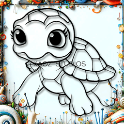baby turtle wall art tortoise wall decor sea turtle decoration 3d model