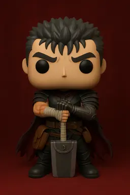 GUTS BERSERK IN ARMOR WITH DRAGONSLAYER FUNKO POP STYLE – STL Fan Art Model.stl 3d model