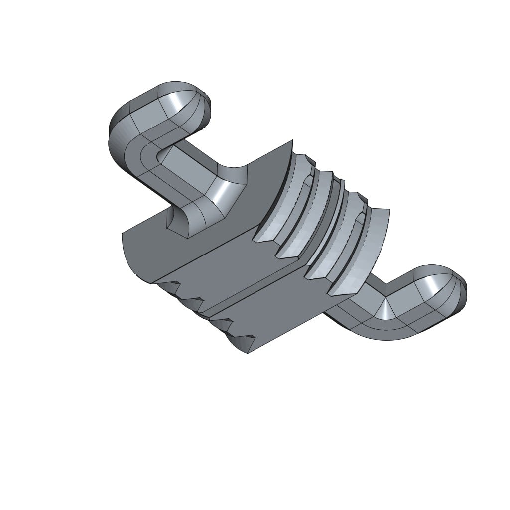 D-LOCK_LARGE-HOOK.6DX8X6-90 3d model
