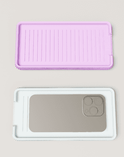 Textured Bedside Phone Holder Version 1 3d model