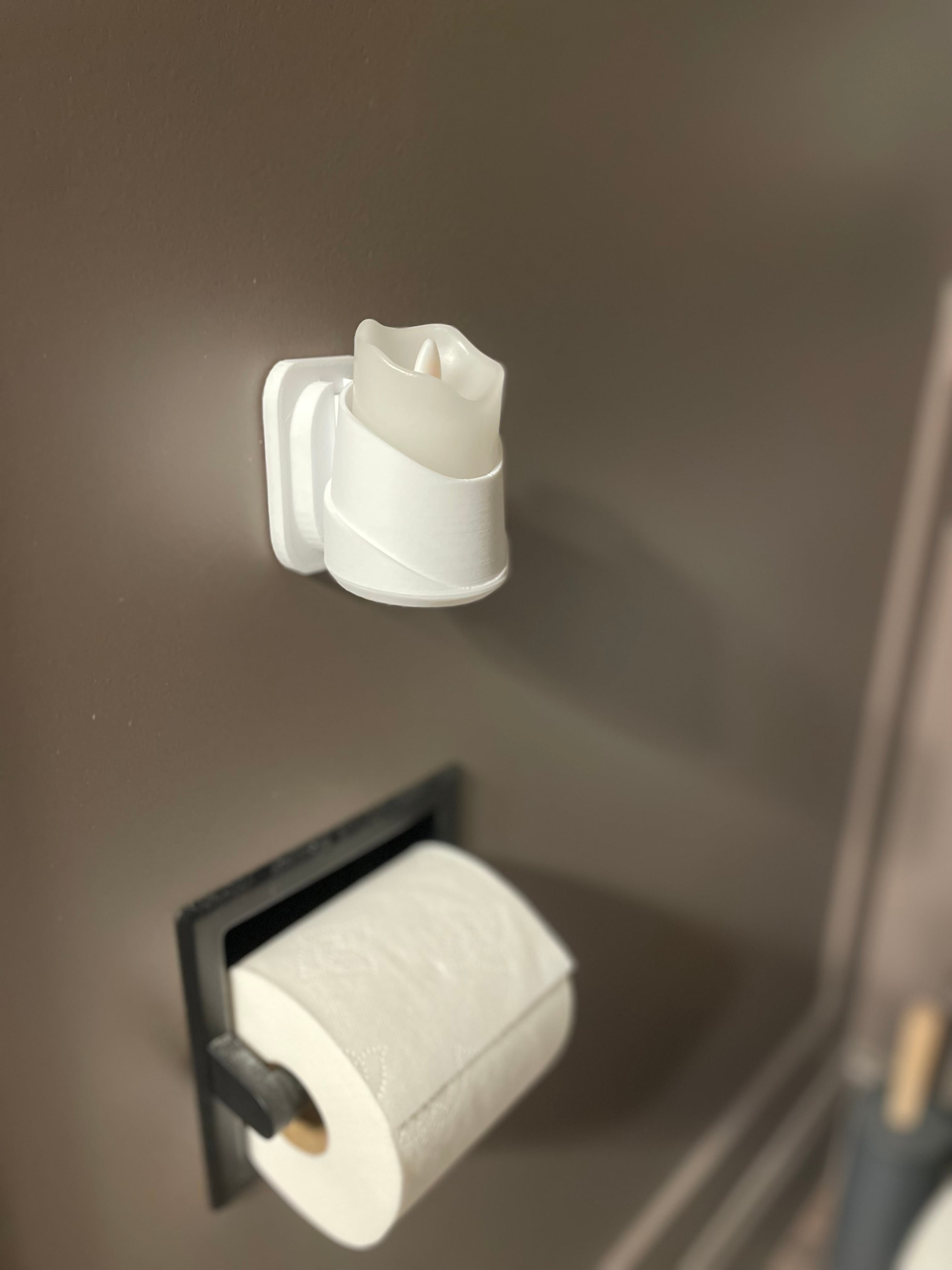 Candle wall mount holder 3d model