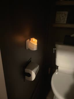 Candle wall mount holder 3d model
