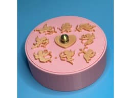 Cupid Valentines Keepsake Box 3d model