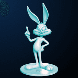 Bugs Bunny Classic Pose - 3D Printable Figurine 3d model