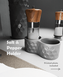Salt & Pepper Mill Holder 3d model