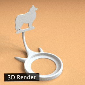 Anima Collie 3d model