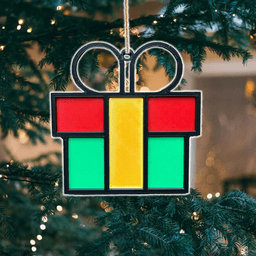Christmas Present Tree Ornament 3d model