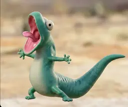 Tom Lizard 01 FROMT Hoppers 3d model