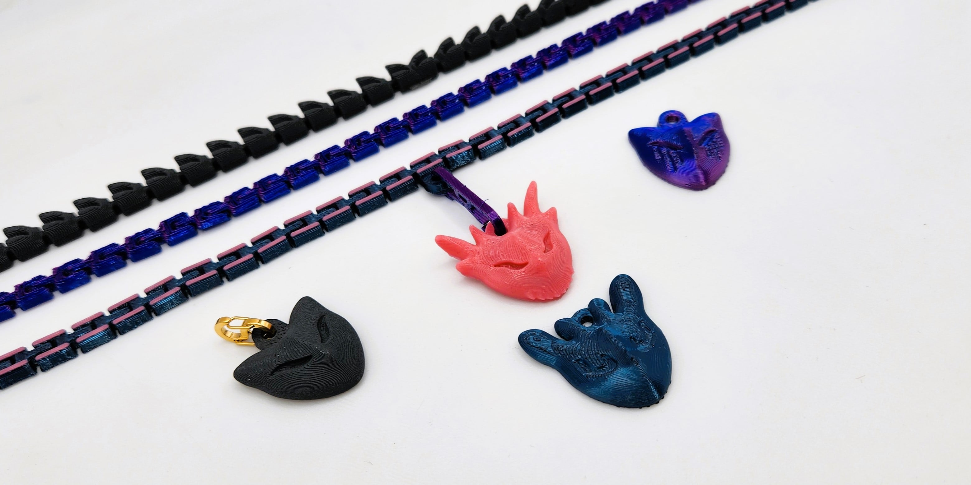 NECK CHAIN BASIC SAMPLE PACK 3d model