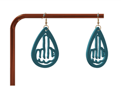 Naughty keychain / earrings 3d model