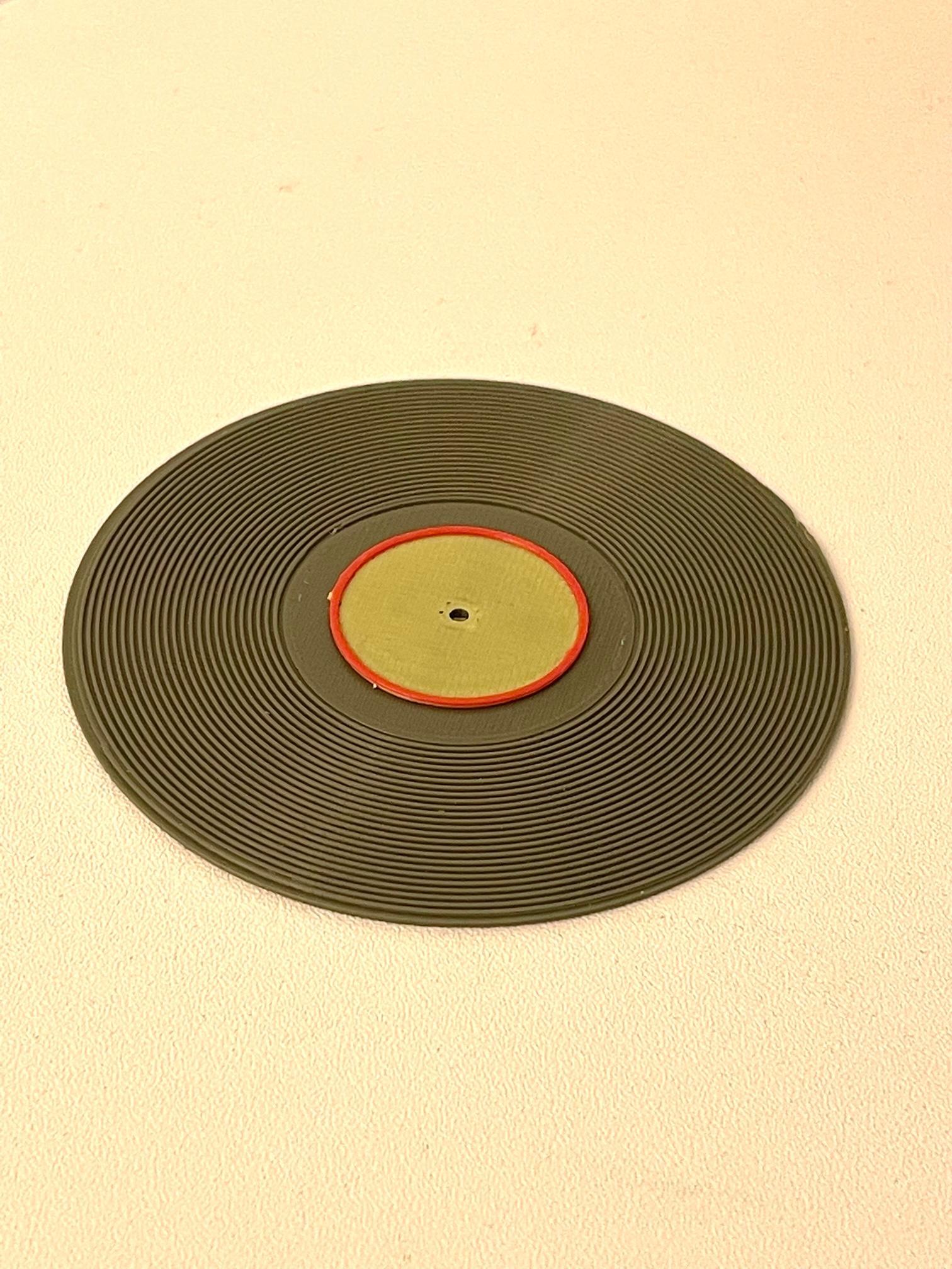 Mini Vinyl Record 3 Color 3d model