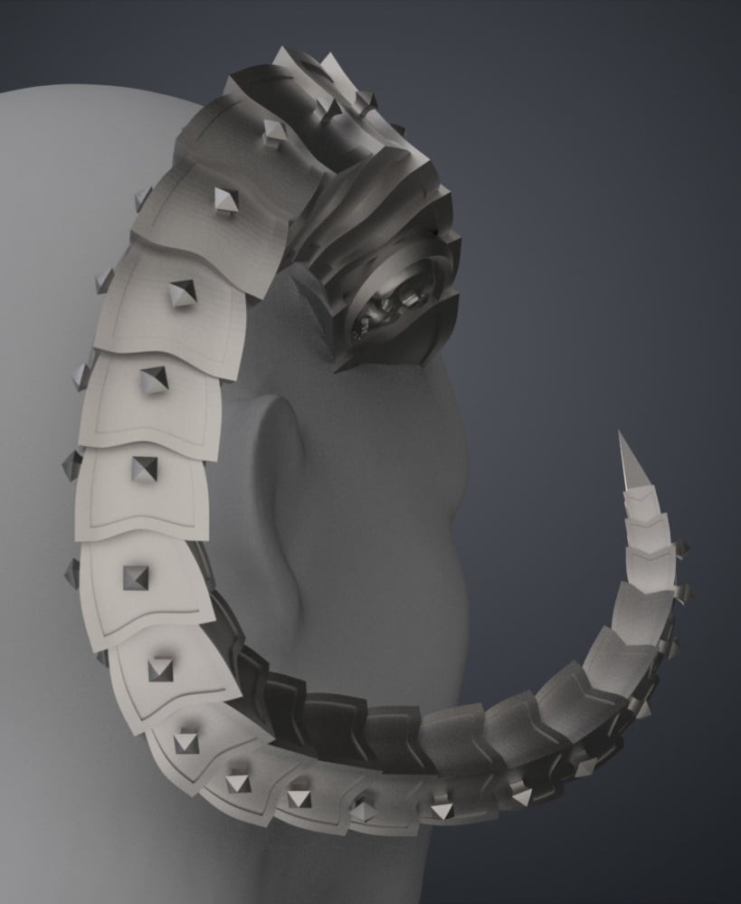 Metal Horns 3d model