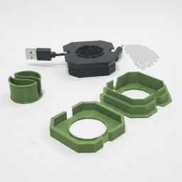 Snap-On Cable Winder for Cable Management | ZERO 3d model