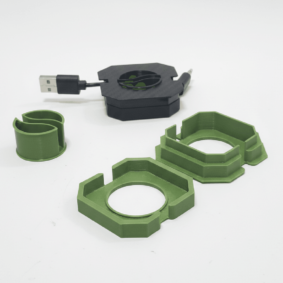 Snap-On Cable Winder for Cable Management | ZERO 3d model
