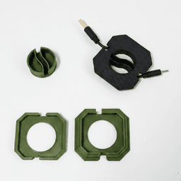 Snap-On Cable Winder for Cable Management | ZERO 3d model