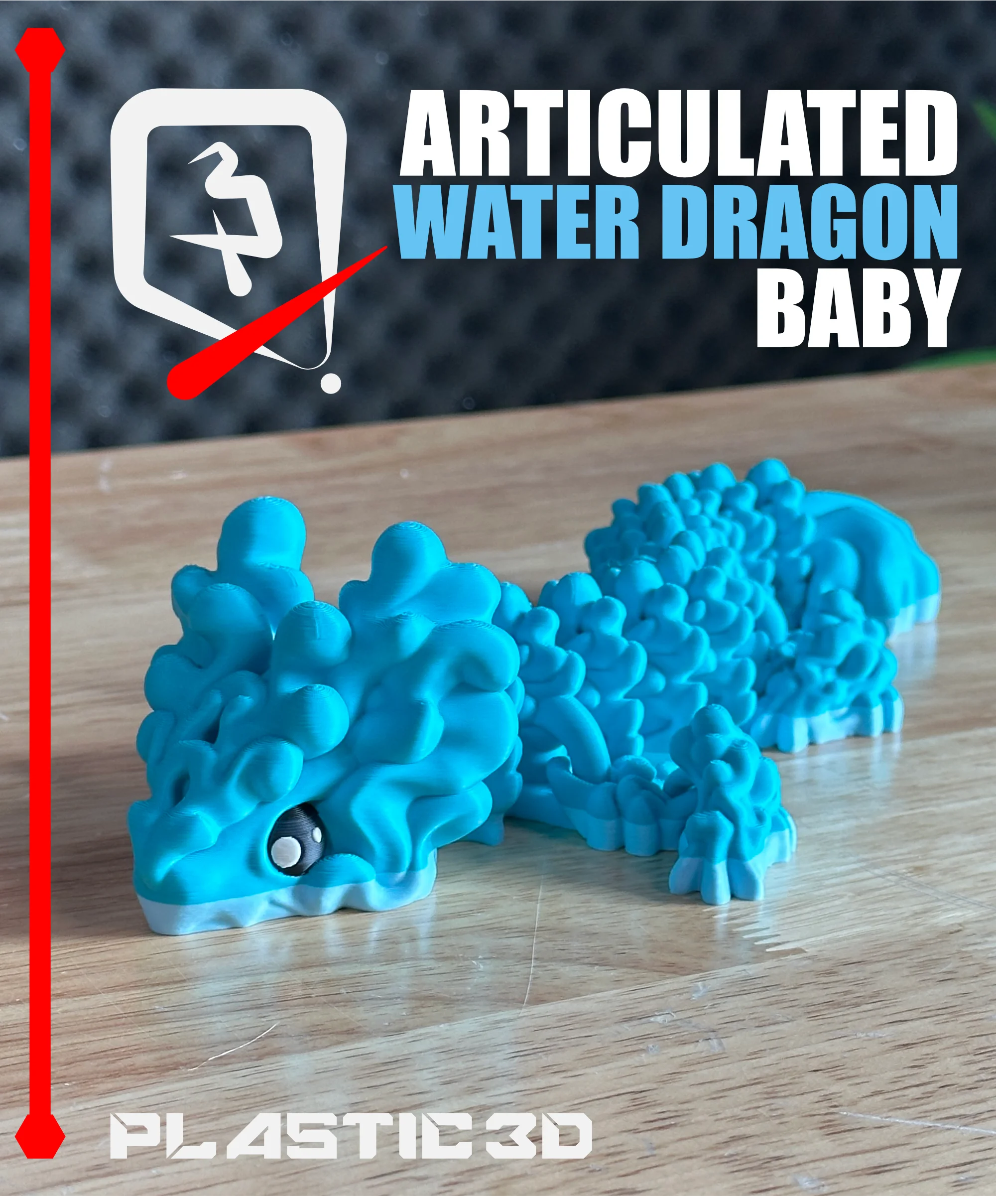 Baby Water Dragon — The Tidal Serpent 3d model