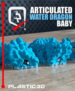 Baby Water Dragon — The Tidal Serpent 3d model