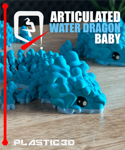 Baby Water Dragon — The Tidal Serpent 3d model