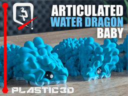 Baby Water Dragon — The Tidal Serpent 3d model