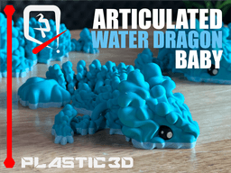 Baby Water Dragon — The Tidal Serpent 3d model