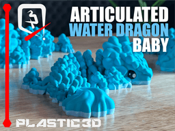 Baby Water Dragon — The Tidal Serpent 3d model