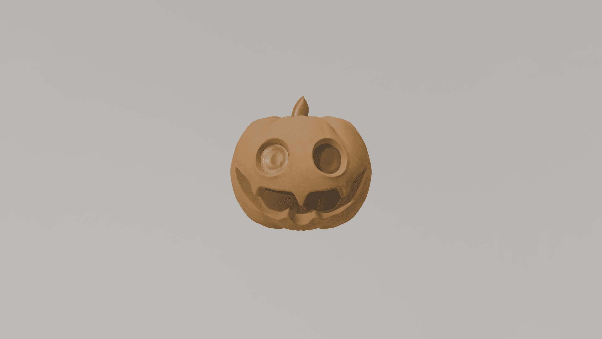 PumpkinFace decor 3d model