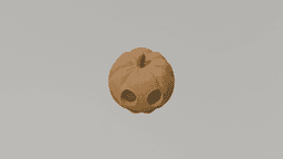 PumpkinFace decor 3d model