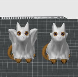 Ghost Dragon Figurine 3d model