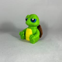 Cute Little Turtle Clicker / Fidget Turtle STL File - NO AMS - COMMERCIAL LICENSE 3d model