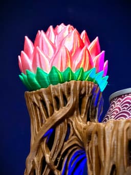 12OZ. Vine of Vitality Can Cozy Dice Tower 3d model