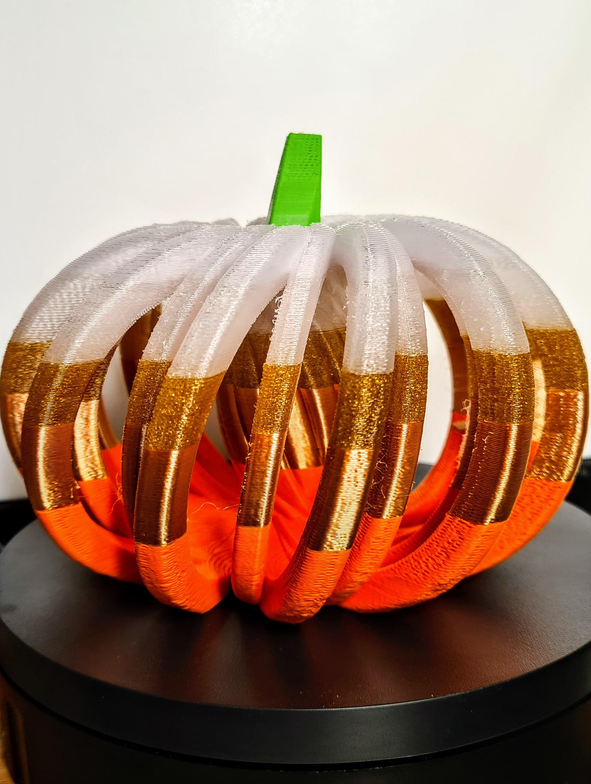 Spiral Pumpkin - Halloween Decoration 3d model