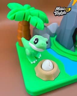 Baby T-Rex Playset 3d model