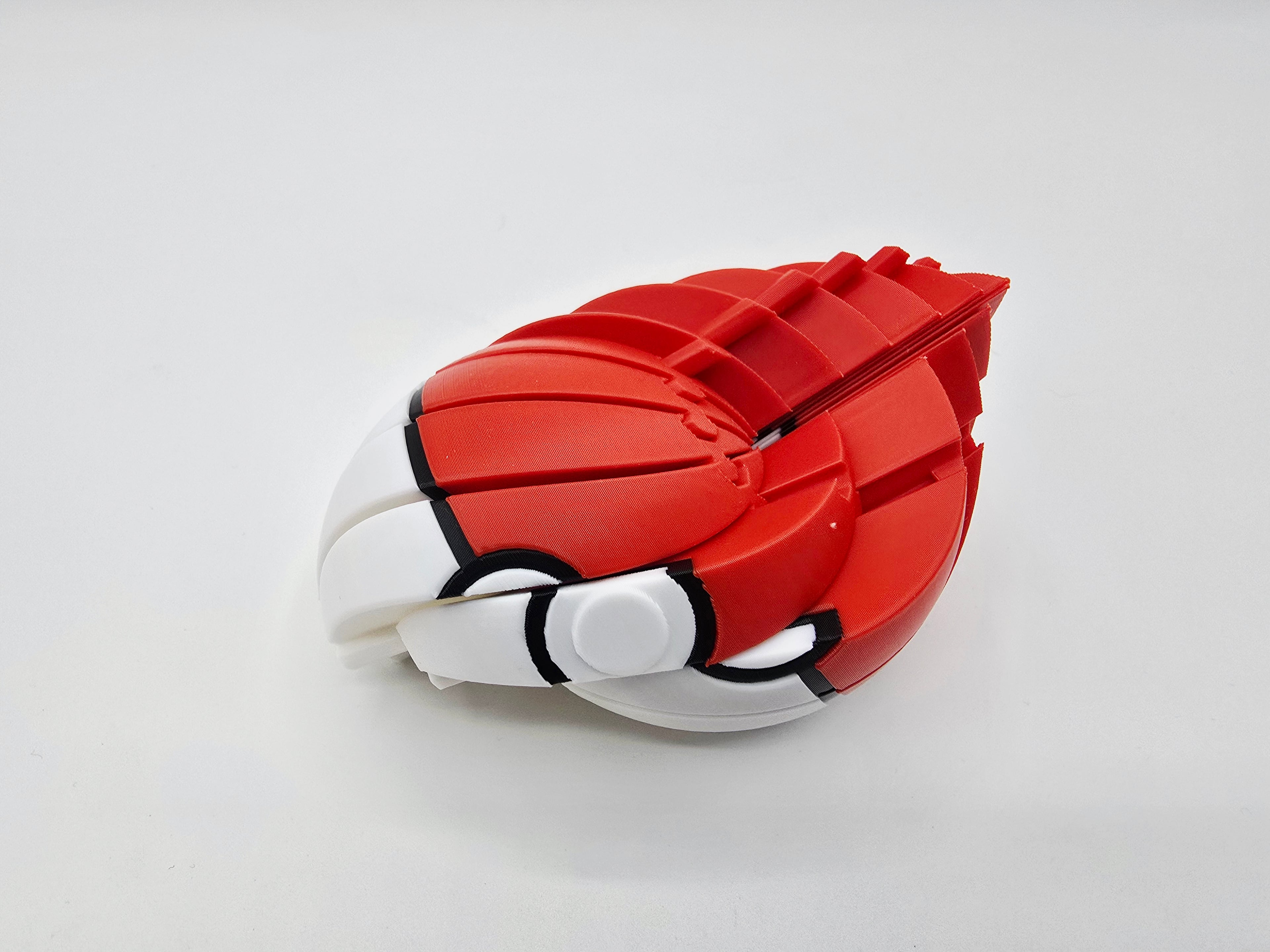 Pokéball Twist Fidget 3d model