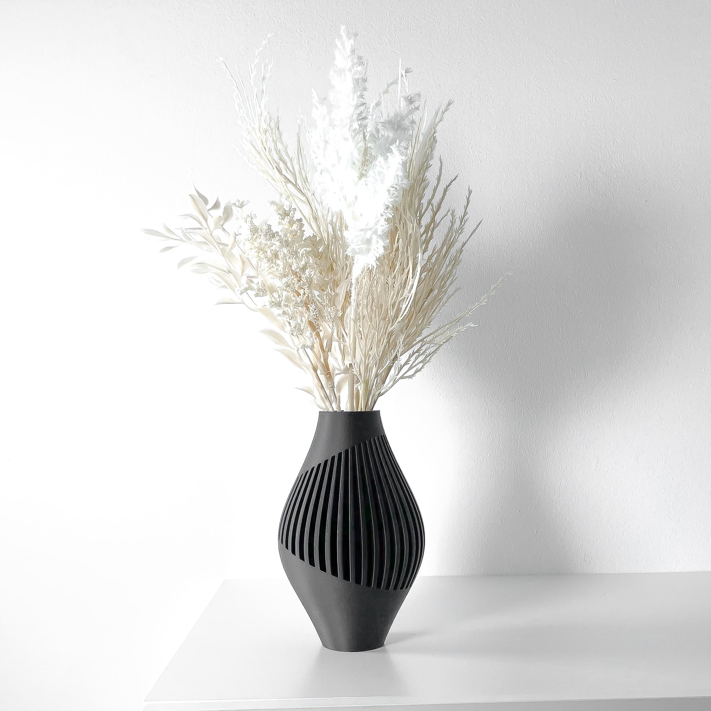 The Rinex Vase, Modern and Unique Home Decor for Dried and Flower Arrangements | STL File 3d model