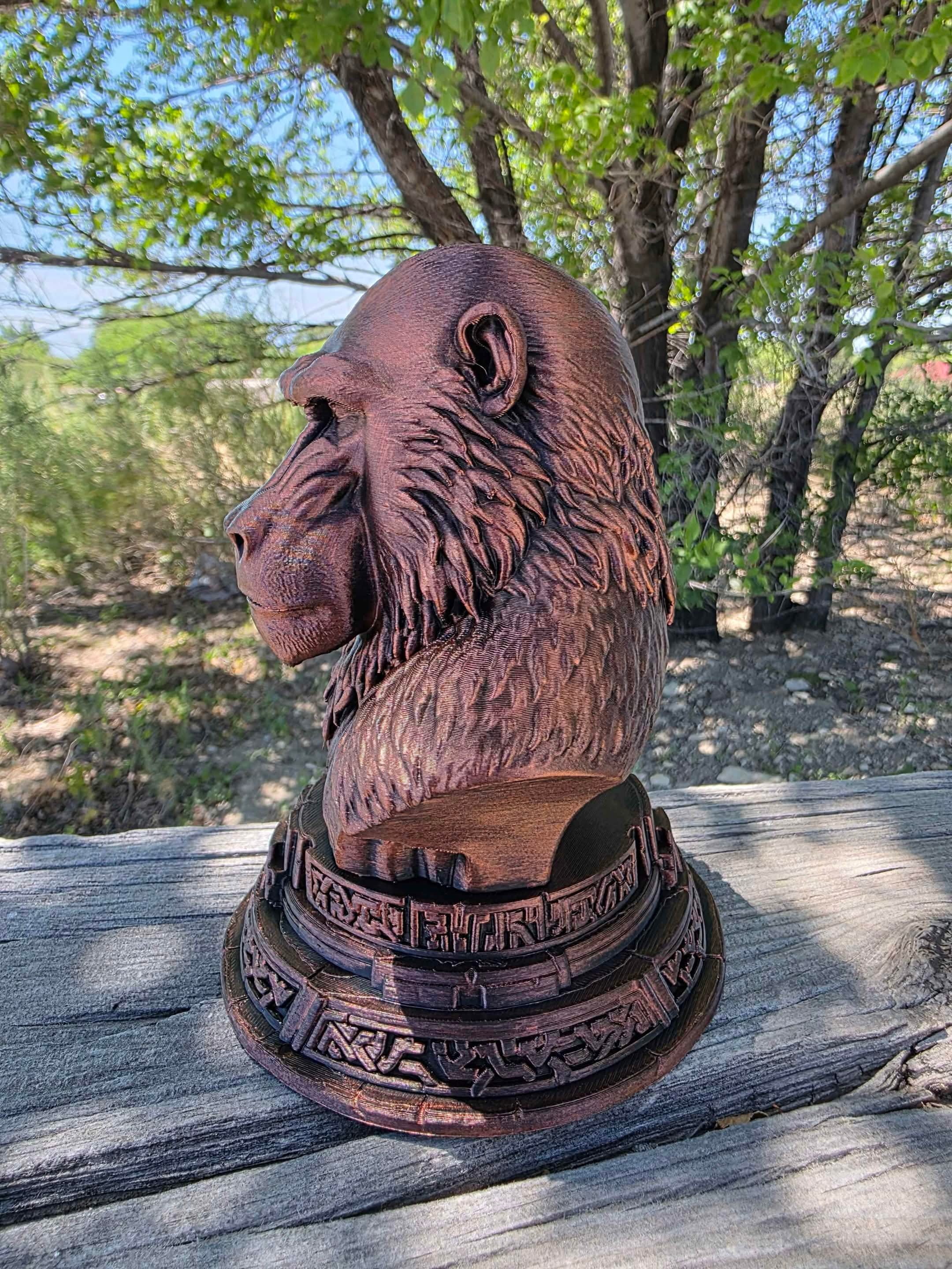 Baboon Bust 3d model