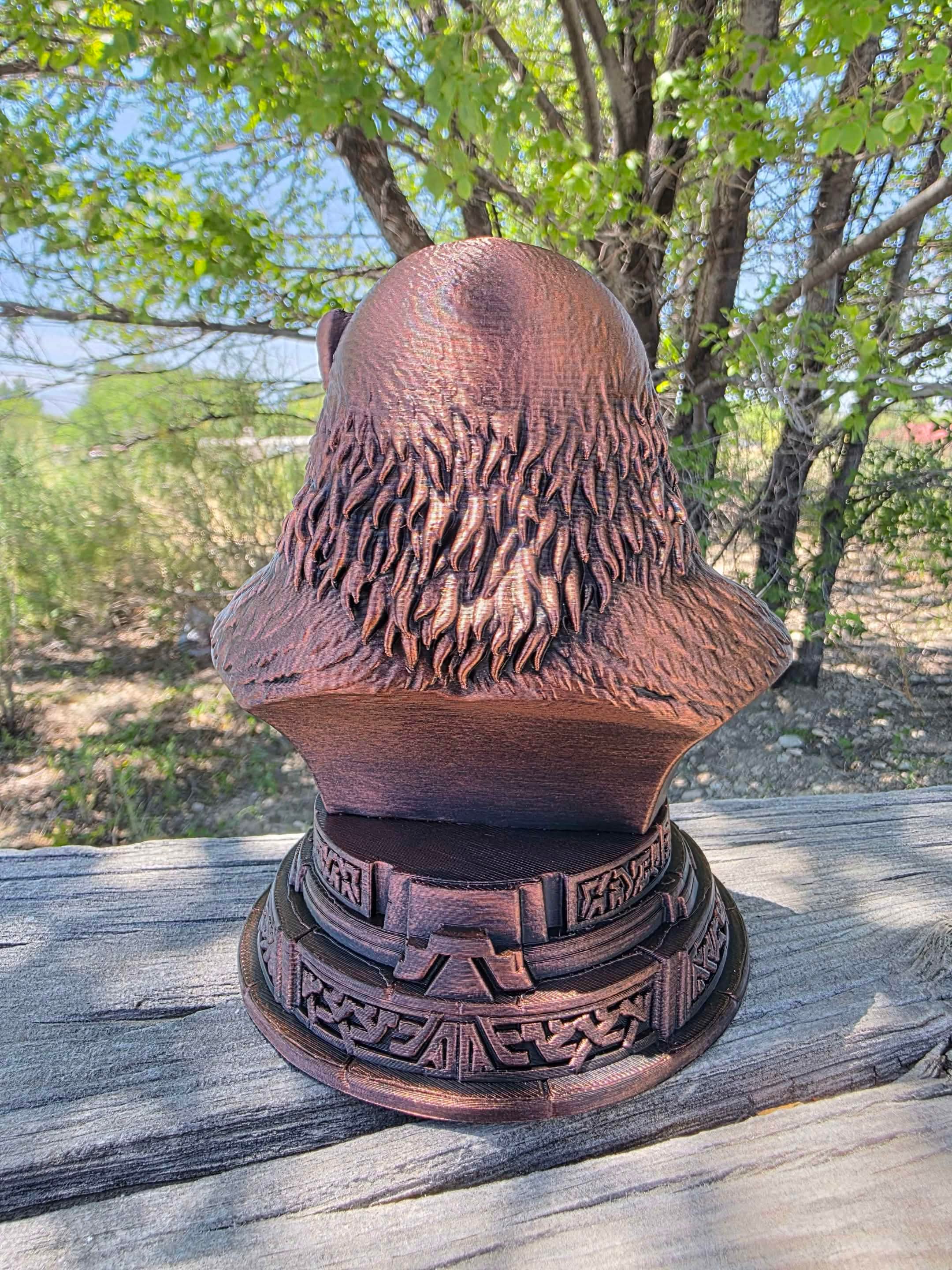 Baboon Bust 3d model